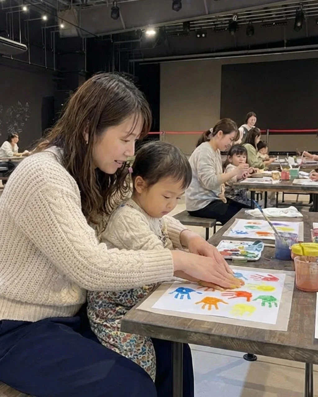 親子で手形アート