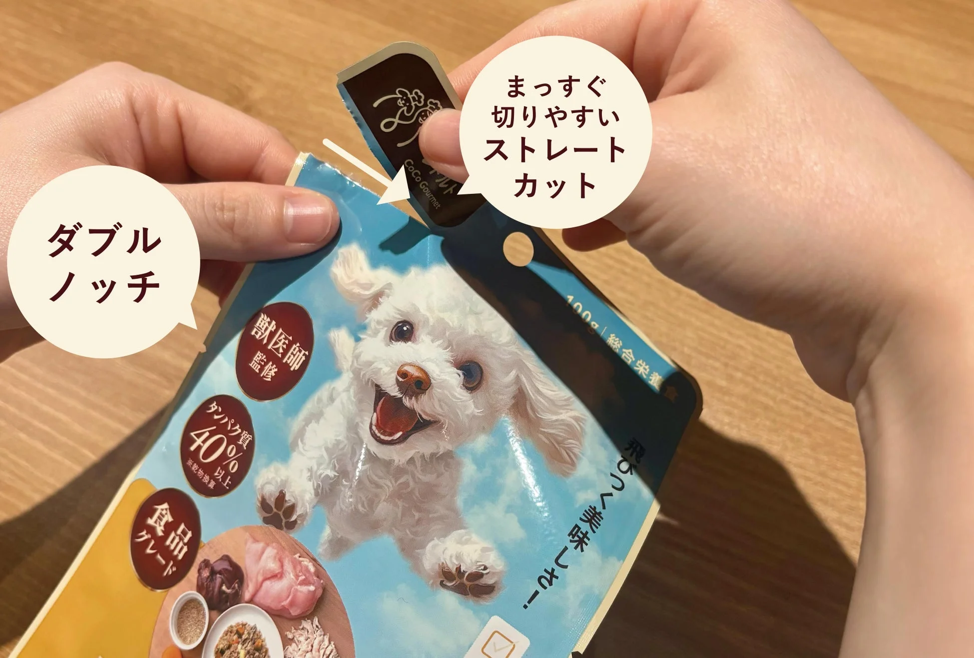 ココグルメ パッケージ新機能