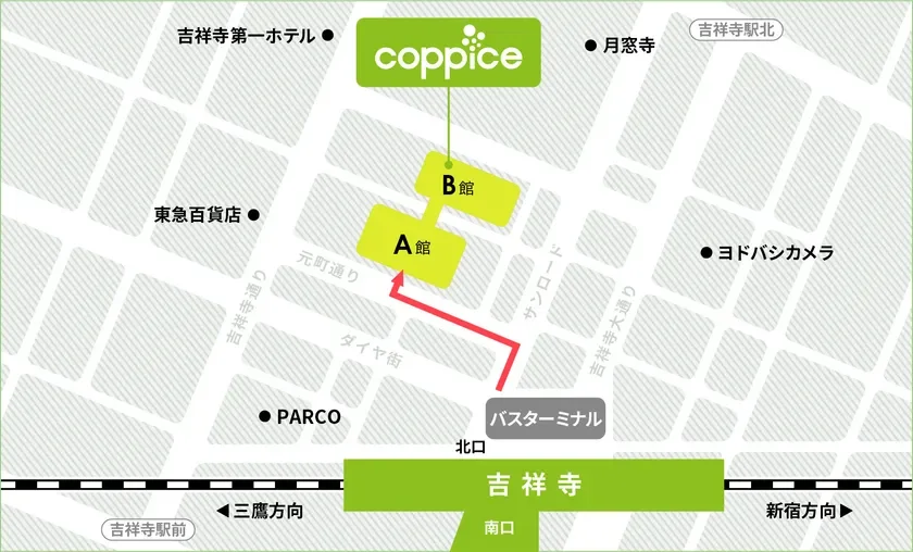 コピス吉祥寺 アクセスマップ
