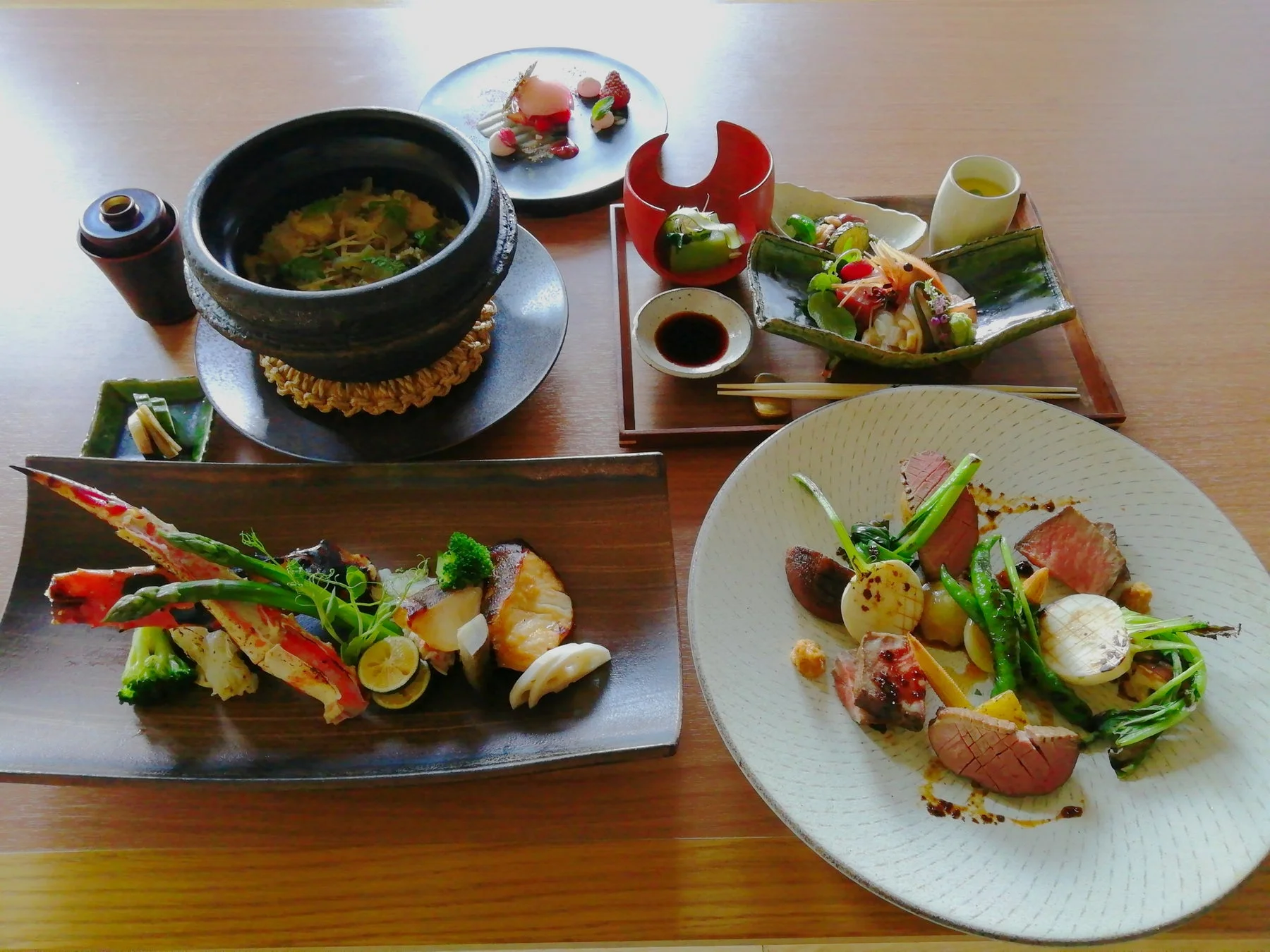 豪華な和食膳