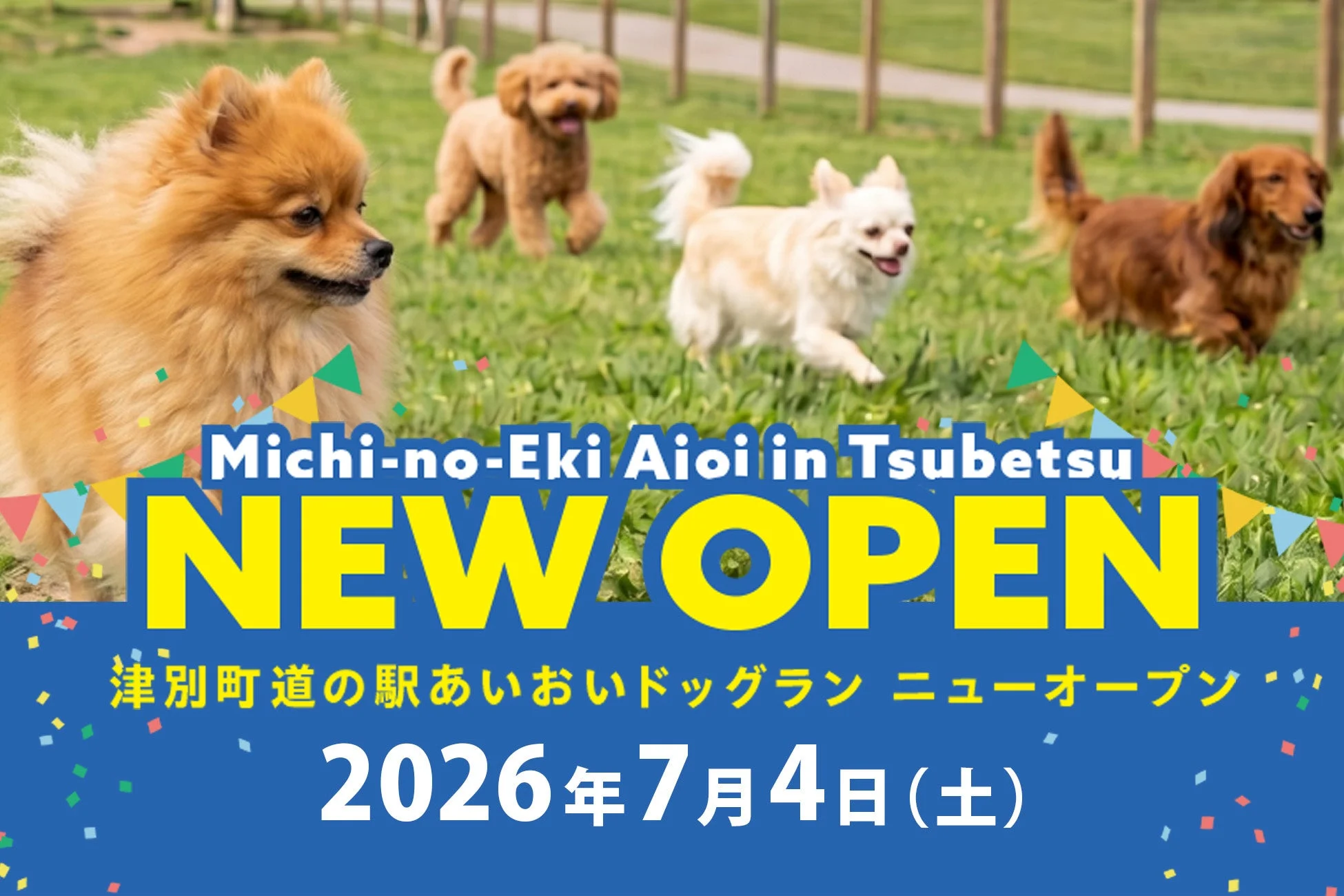 北海道津別町に「道の駅あいおいドッグラン」がオープン！愛犬と楽しめるイベントも開催！