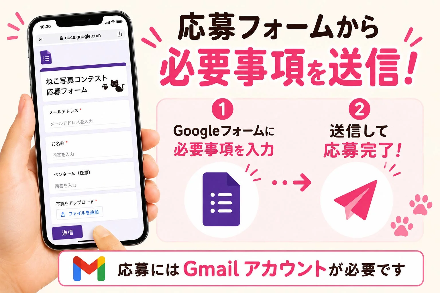 フォーム送信