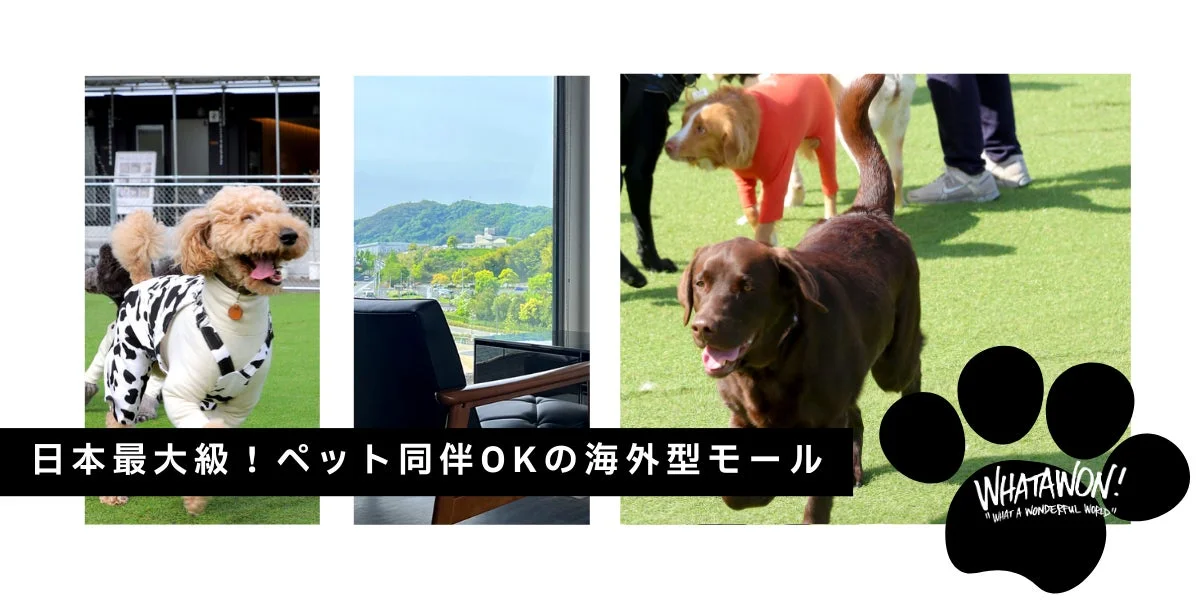 ペット同伴OKのWHATAWONモール