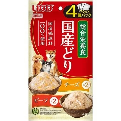 いなば 国産どり 総合栄養食 チーズ ビーフ
