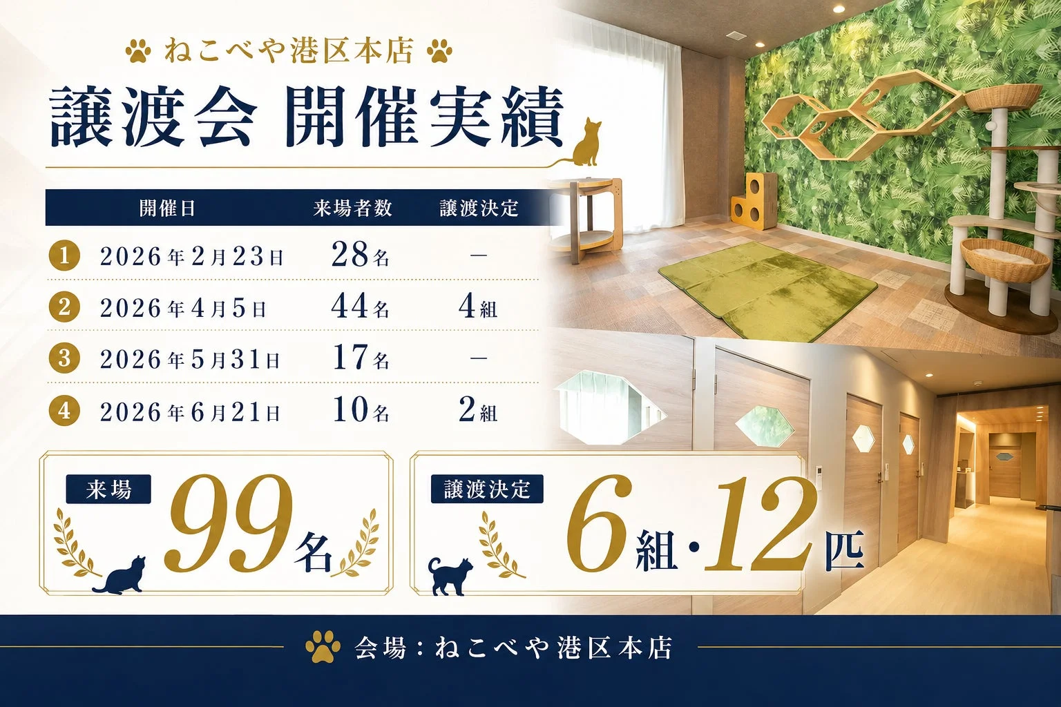 譲渡会開催実績