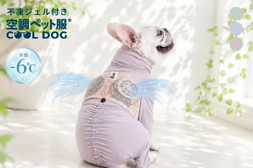 愛犬との夏がもっと楽しく！「空調ペット服」2026年モデルで快適お出かけをゲット！