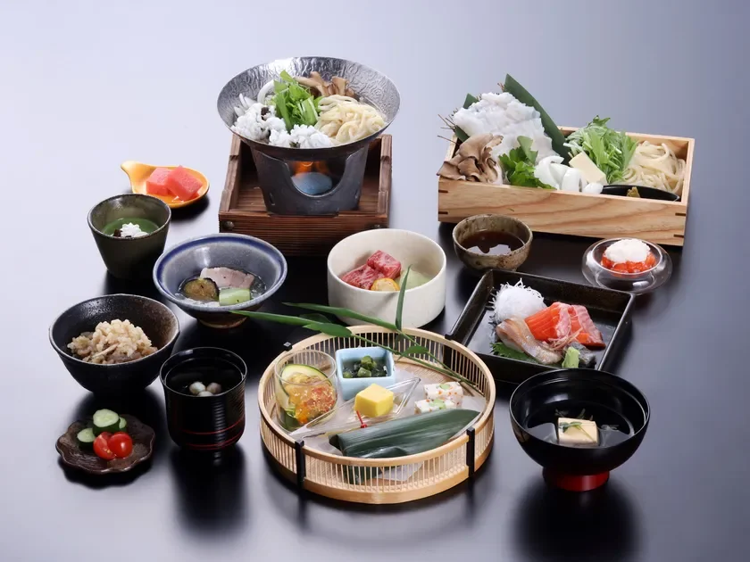 会席料理全体