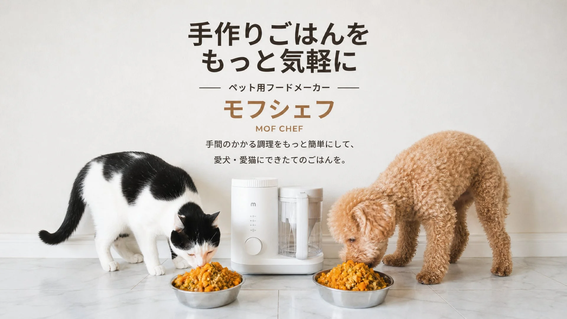 ペット用フードメーカー「モフシェフ」