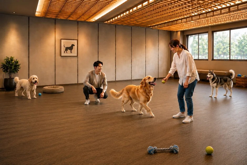 「ゆとりろ洞爺湖」に大型犬と泊まれる！愛犬との旅がもっと楽しくなる新サービスが2026年7月よりスタート
