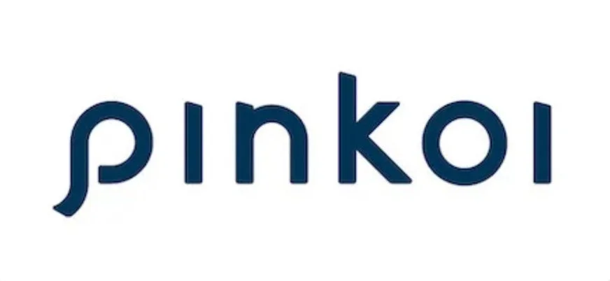 白地に青い文字で「pinkoi」と書かれたロゴマーク