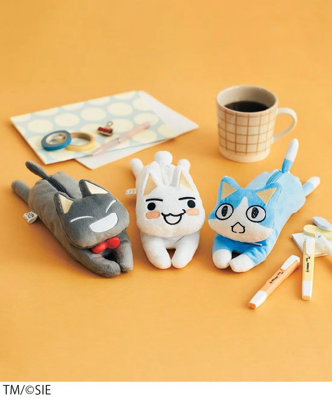 トロたちのぬいぐるみペンケース