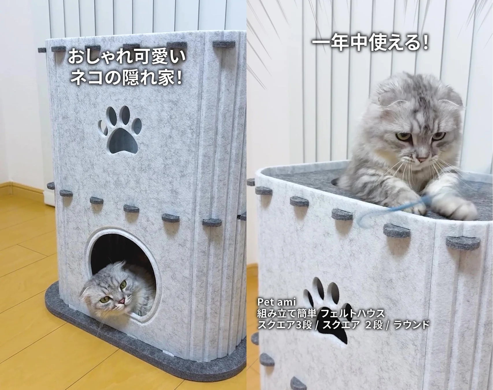 おしゃれ可愛いネコの隠れ家