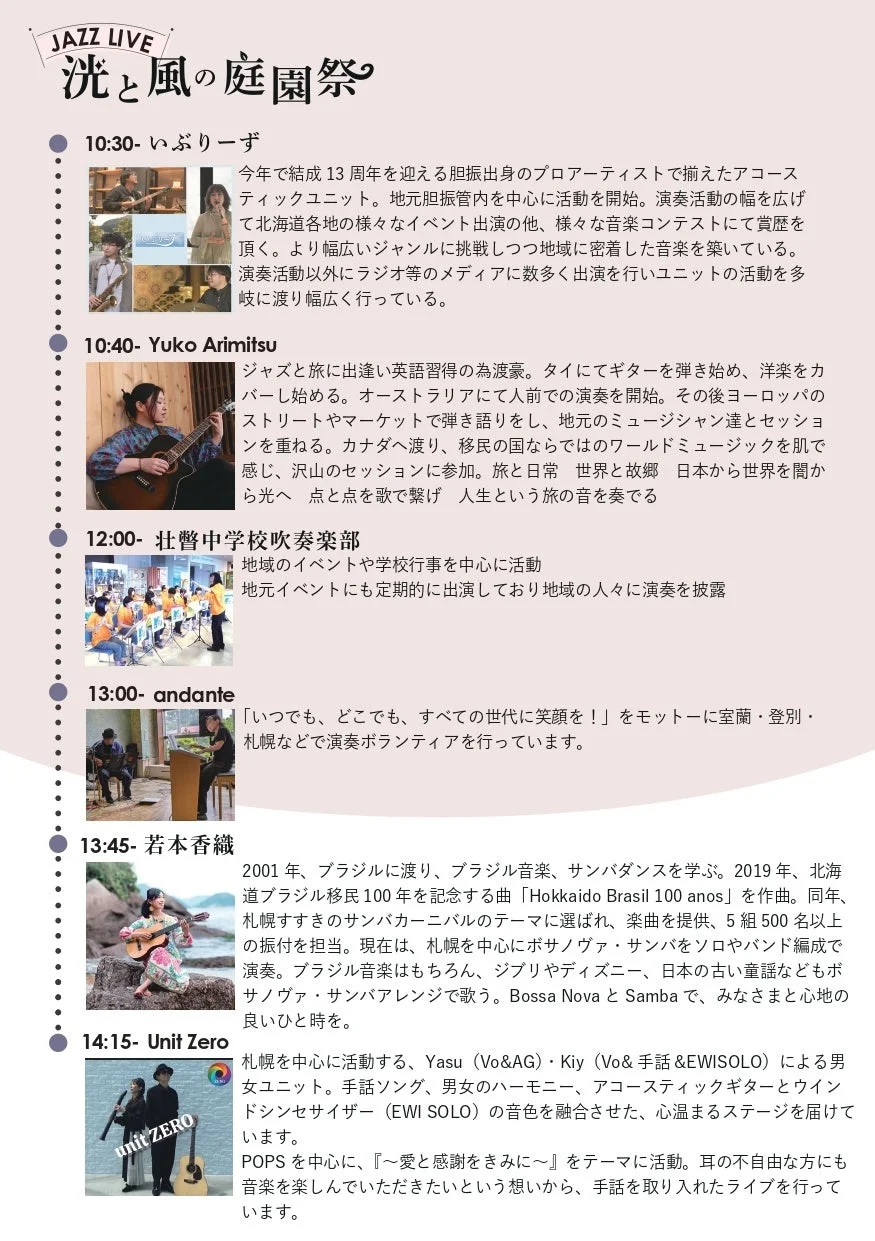 出演者紹介