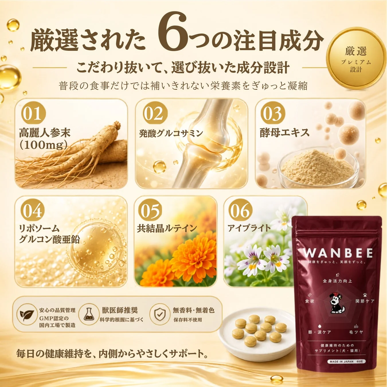 WANBEE成分説明
