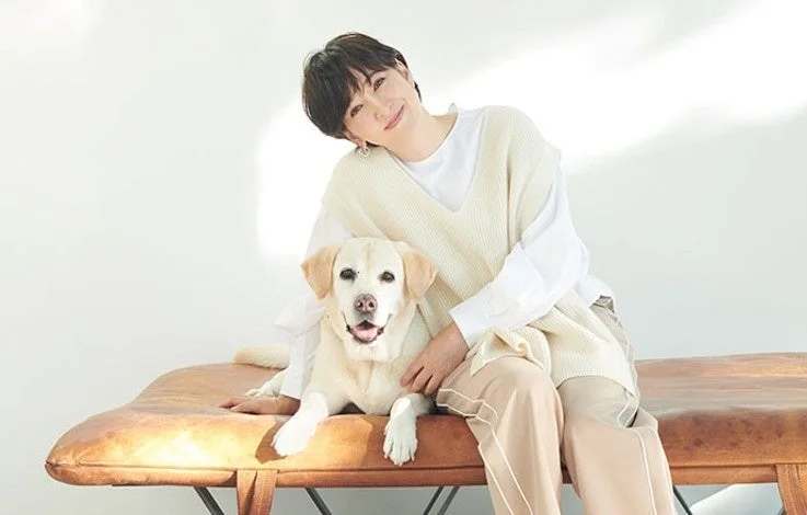 女性と犬