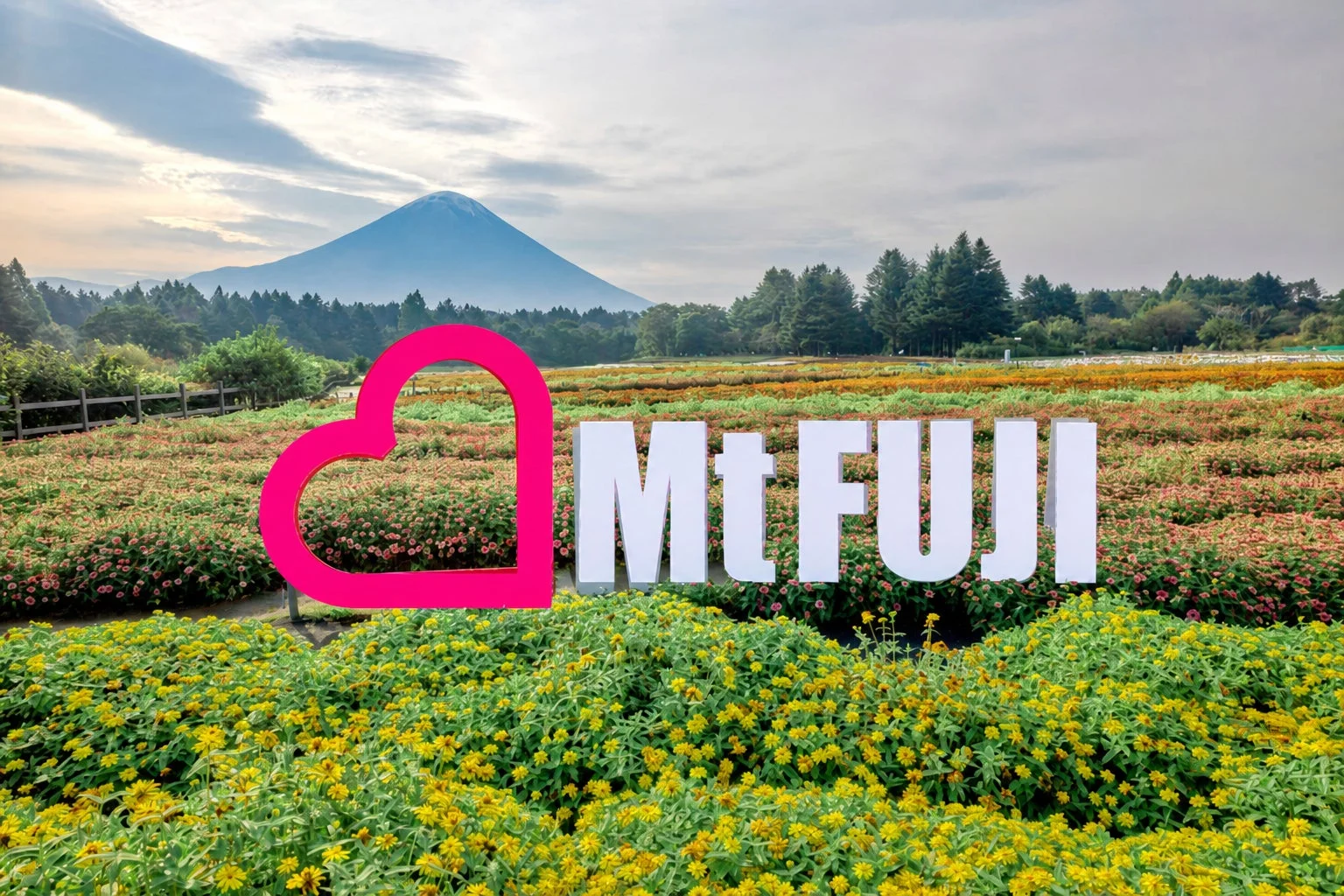 I LOVE MtFUJI モニュメント