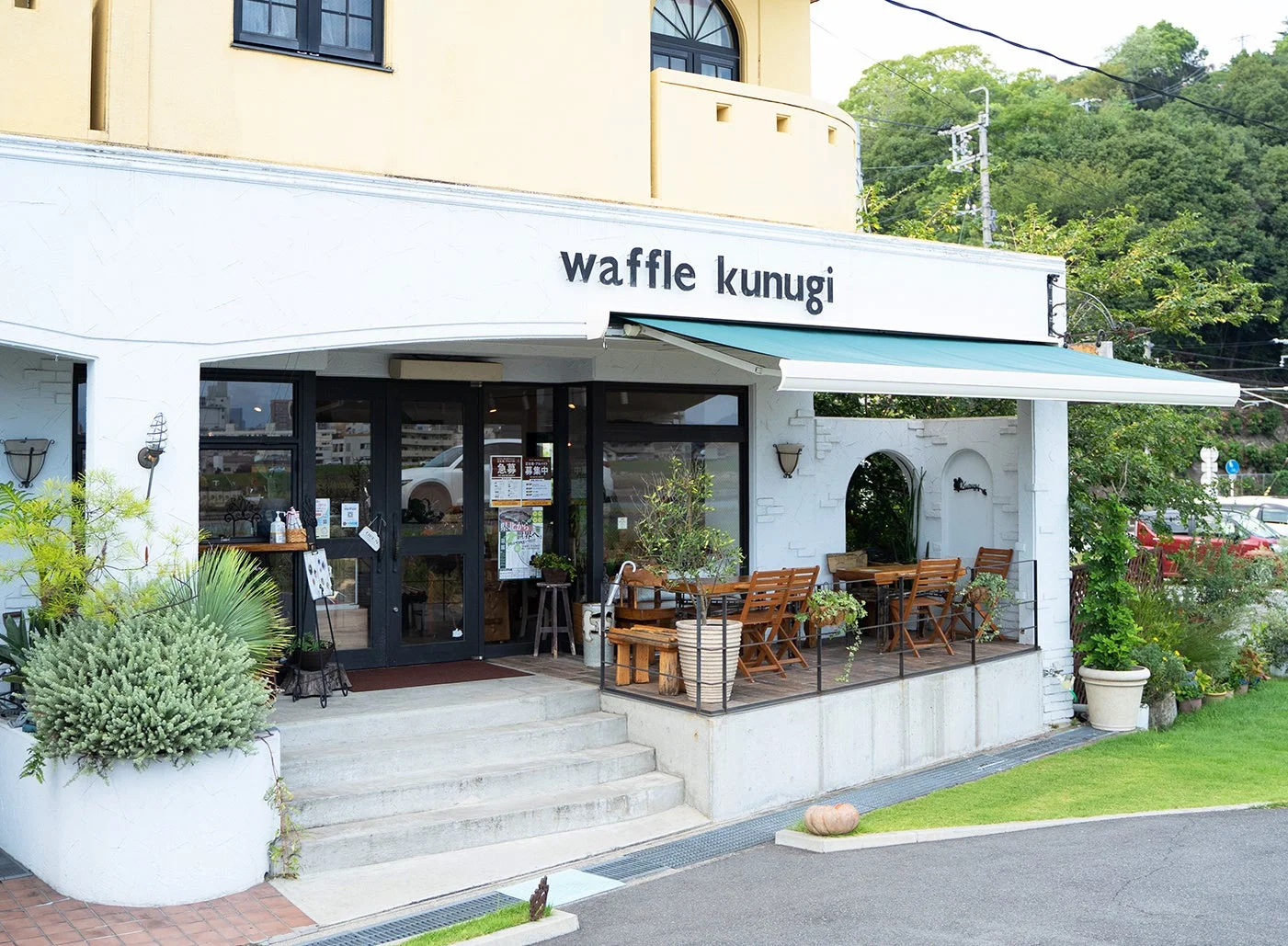 櫟 kunugi café 太田川店の外観