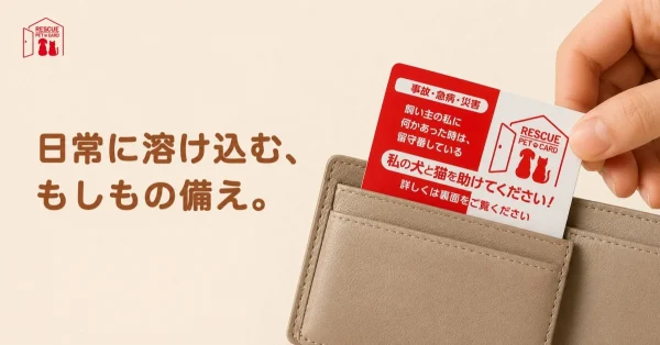 もしもの時も安心！愛するペットを守る「Rescue Pet Card」が期間限定でお得に！