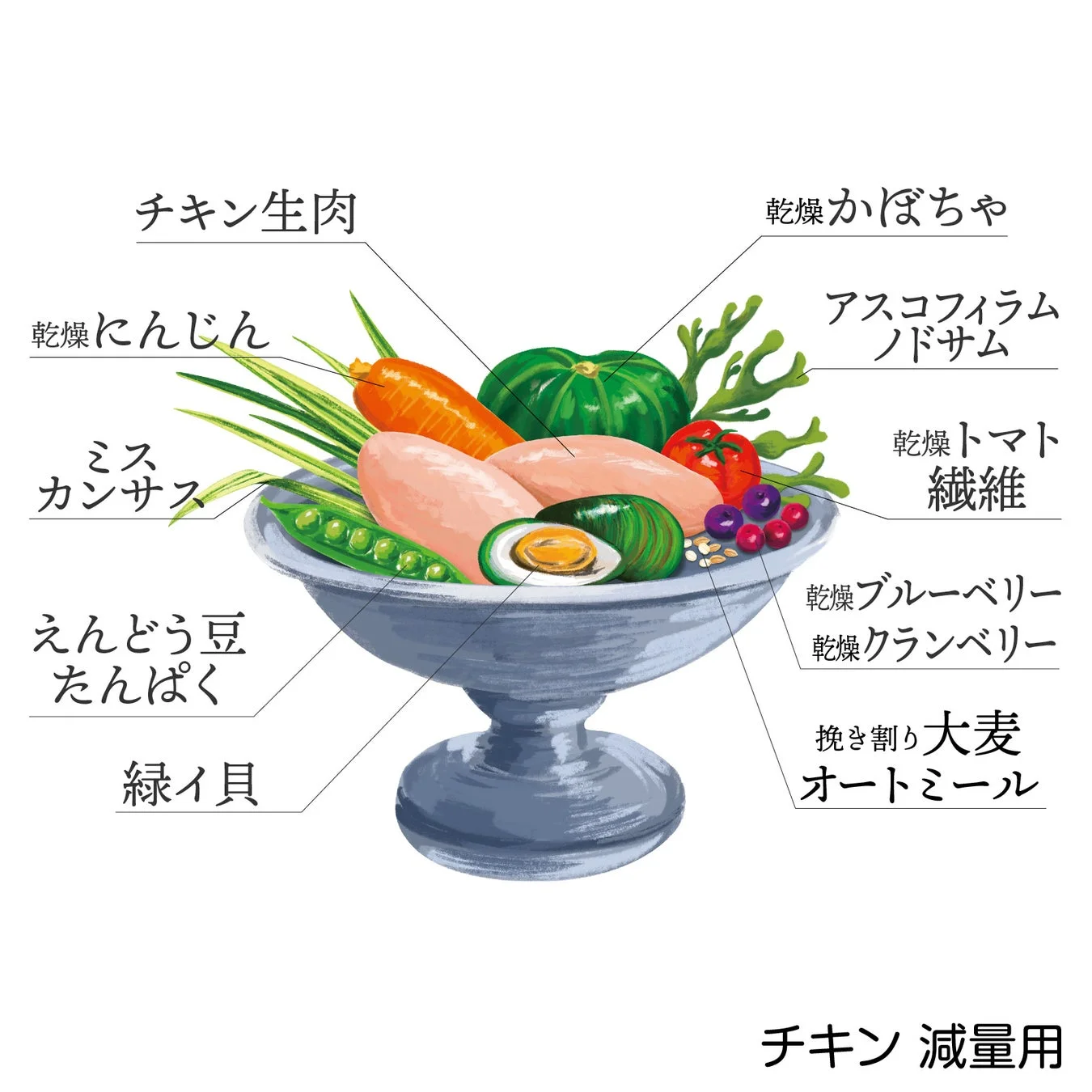 パウレ チキン 減量用 原材料