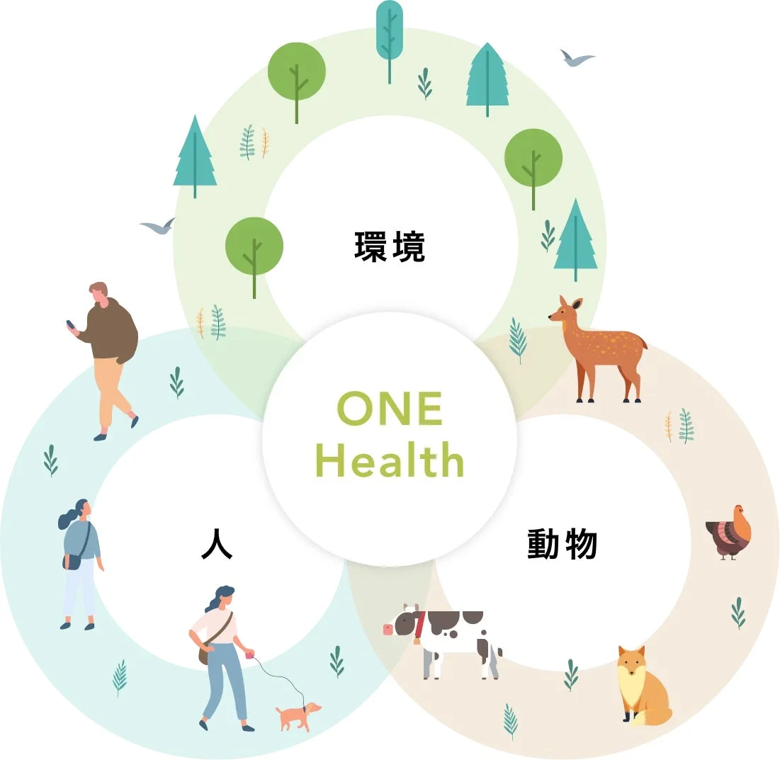 One Healthの概念図