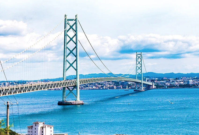 明石海峡大橋の風景